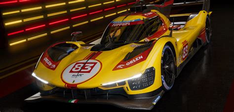 La Ferrari 499p Hypercar Di Af Corse Si Tinge Di Giallo World Endurance