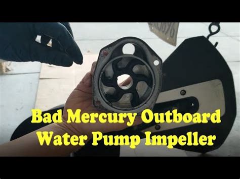 How To Replace A Mercury Outboard Water Pump Impeller Youtube