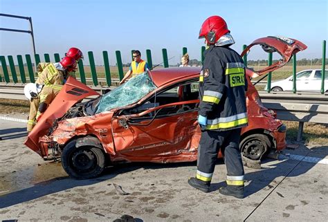 Groźny wypadek pod Wrocławiem Autostrada A4 była nieprzejezdna