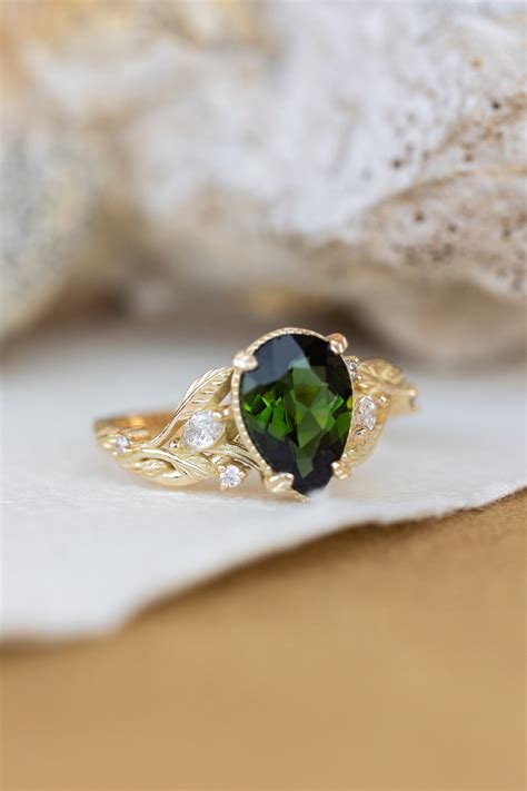 Green gemstone rings | Eden Garden Jewelry™