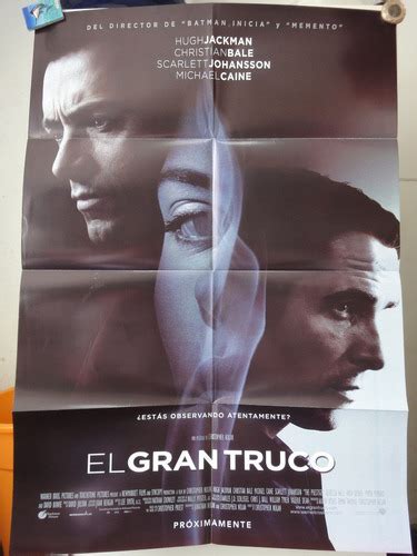 Poster El Gran Truco Christian Bale Hugh Jackman Chris Nolan U S