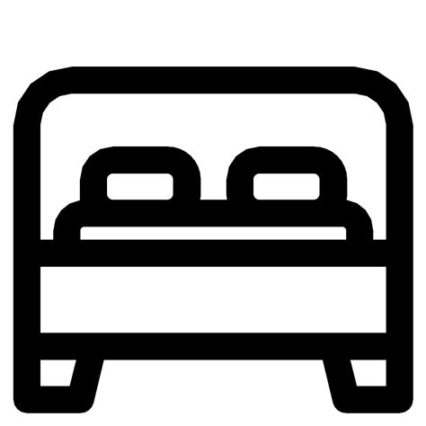 Bed Bedroom Furniture Hotel Sleep Vector Svg Icon Svg Repo