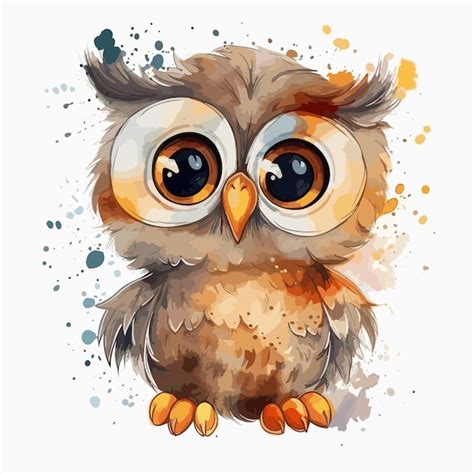 Illustration De Dessin Anim De Hibou Dessin La Main Style Automne