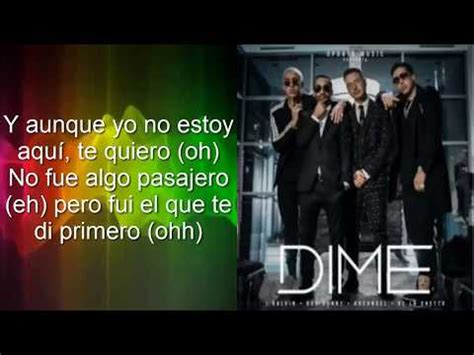 Revol Dime Feat J Balvin Bad Bunny Arcangel De La Ghetto Letra Oficial