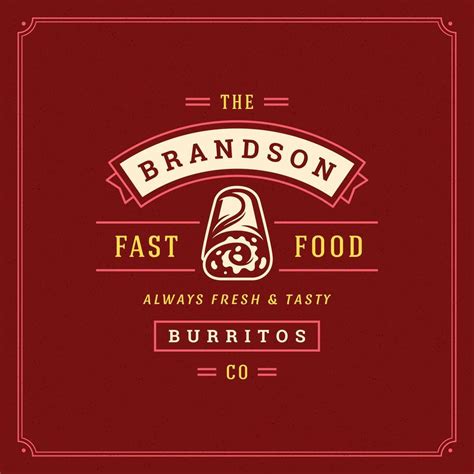 Fast food logo illustration. 44579198 Vector Art at Vecteezy