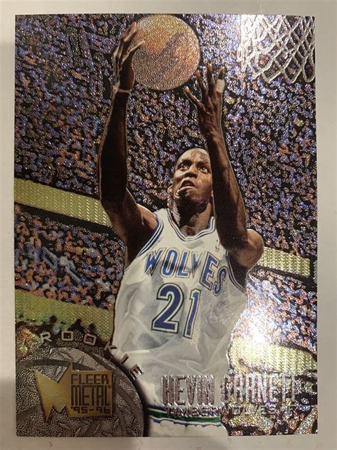 Fleer Metal Kevin Garnett Rc Rookie Card Pristine Hof Ebay