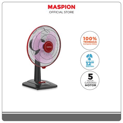 Jual Maspion Kipas Angin Meja Desk Fan 12 Inch EX 307 Shopee Indonesia