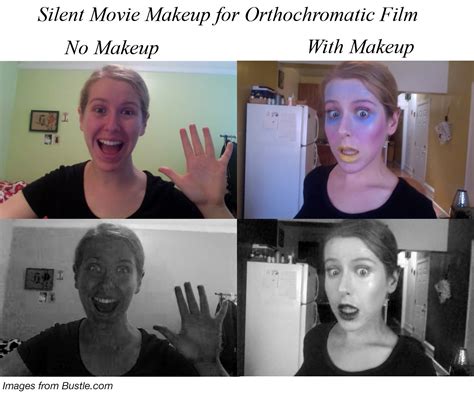 Makeup cheat sheet for B&W film : r/Moviesinthemaking