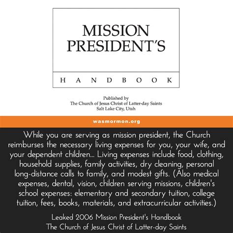 lds mission presidents  paid wasmormonorg
