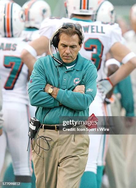 Nick Saban Dolphins Photos and Premium High Res Pictures - Getty Images