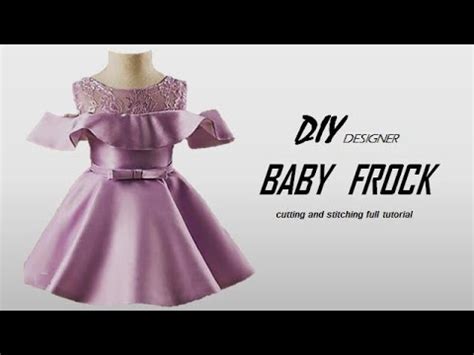 Diy Designer Frill Baby Frock Cutting And Stitching Full Tutorial Youtube