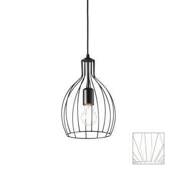 Lustre Suspension Ampolla Sp Blanc Par Ideal Lux Luminaire