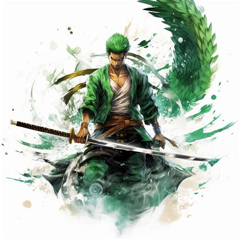 Premium Ai Image Legendary Swordsman Awakens Zoro From One Piece In