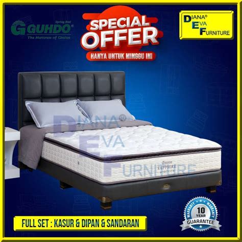 Promo Guhdo Ruby Dream Set Kasur Springbed Legacy X Diskon