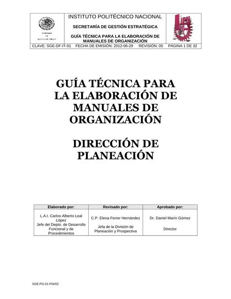 Pdf Gu A T Cnica Para La Elaboraci N De Manuales De Pdf Filepara El