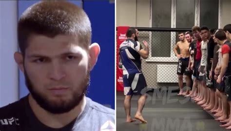 Ufc La Punition Inflig E Par Khabib Si Ses L Ves Enfreignent Les