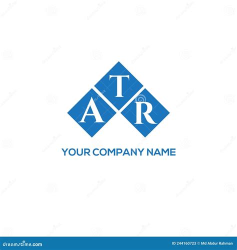 ATR Letter Logo Design on White Background. ATR Creative Initials ...