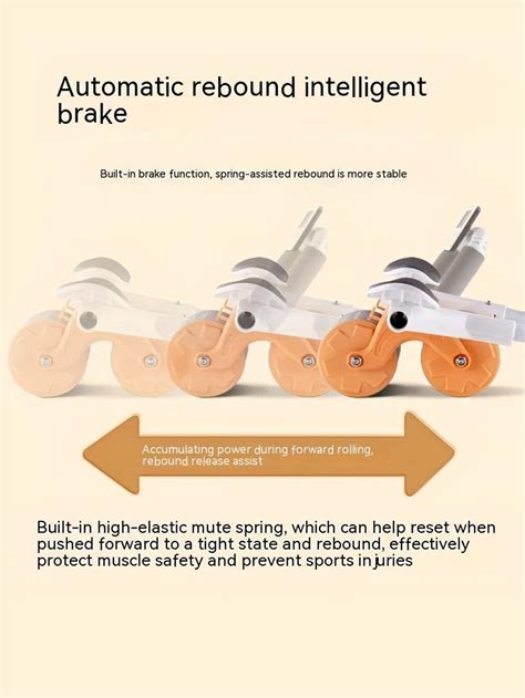 Abdominal wheel home automatic rebound abdominal muscle wheel fitness