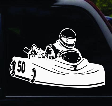 Go Kart Racing Decal Etsy