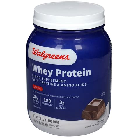 Walgreens Whey Protein Powder With Creatine Amino Acids Walgreens