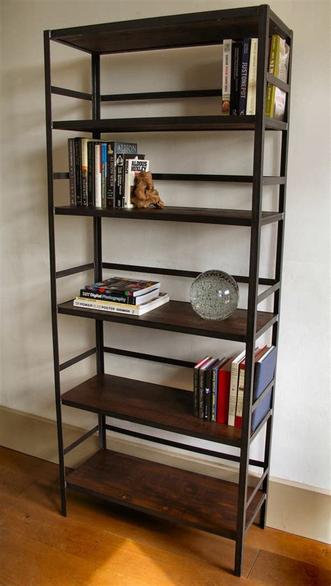 Industrial Style Shelving Unit With Retaining Bar Etsy UK