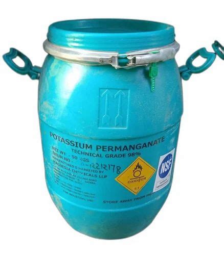 Potassium Permanganate Kmno4 Powder And Crystal 50kg Drum At Rs 170 Kg In New Delhi