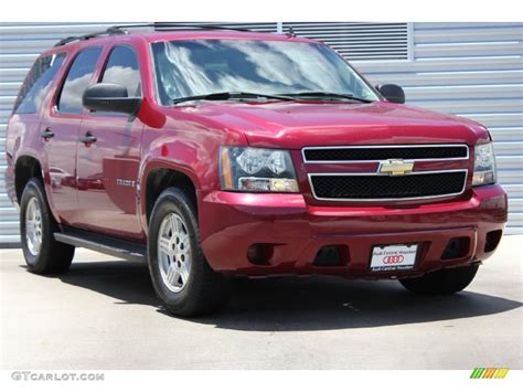 2007 Sport Red Metallic Chevrolet Tahoe Ls 94054376