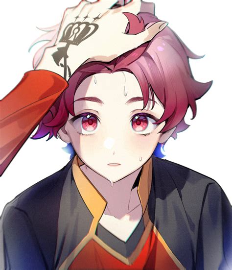 Safebooru - 2boys alexis ness black shirt blue lock collared shirt hand