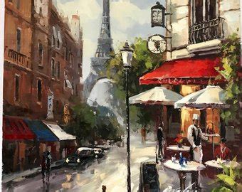 Paris Cafe Painting at PaintingValley.com | Explore collection of Paris ...