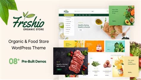 Freshio Organic Food Store Premium Wordpress Theme Gplplace