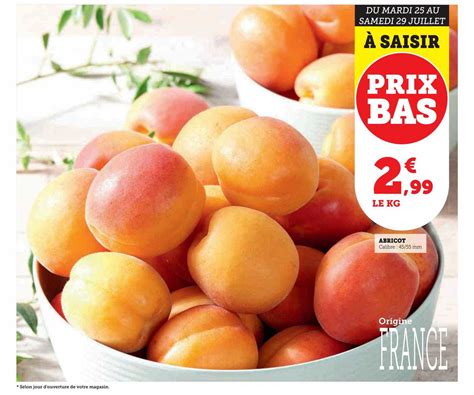 Promo Abricot Chez U Express Icatalogue Fr