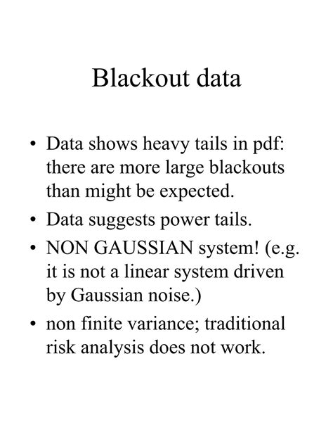 Ppt Cascading Failure And Self Organized Criticality In Electric