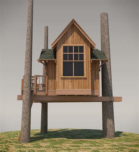 Brilliant Diy Tree House Plans Free Mymydiy Inspiring Diy