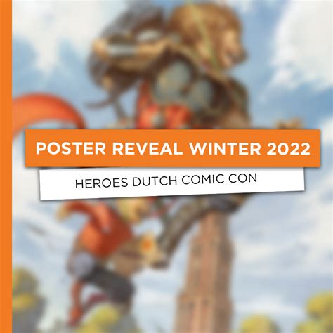 Poster Reveal Hdcc 2022 Heroes Dutch Comic Con