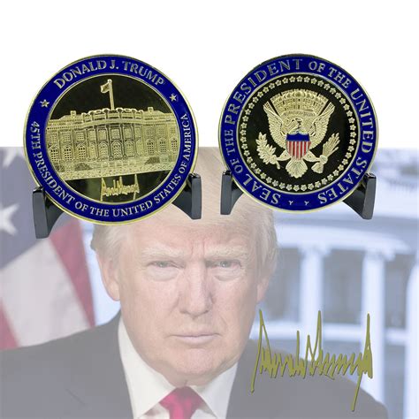 G-023 NEW 45th President DONALD J. TRUMP Challenge Coin White House PO ...