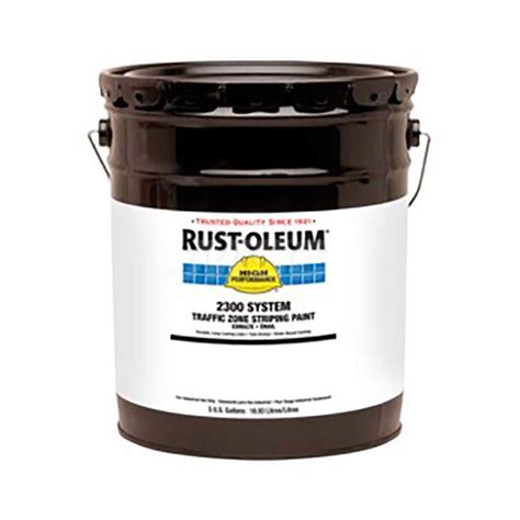 Rust Oleum Striping Paint Gal Flat Traffic Yellow Msc Direct