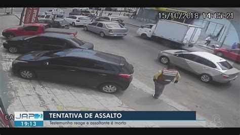 V Deo Mostra Homem Armado Atr S De Bandido Ap S Tentativa De Roubo Em