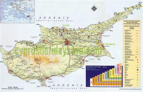 Northern Cyprus Map