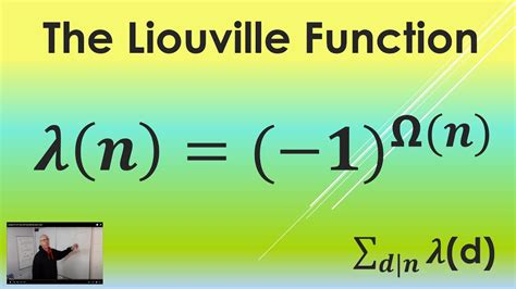 liouville lambda function youtube