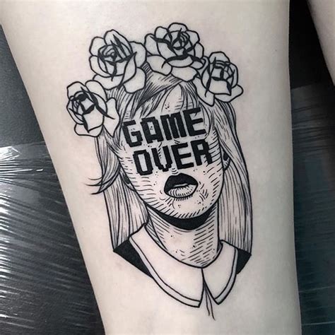 Game over tattoo - Tattoogrid.net