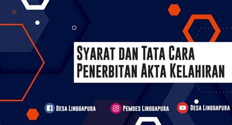 Syarat Dan Tata Cara Membuat Akta Kelahiran