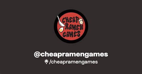 Cheapramengames Twitter Instagram TikTok Twitch Linktree