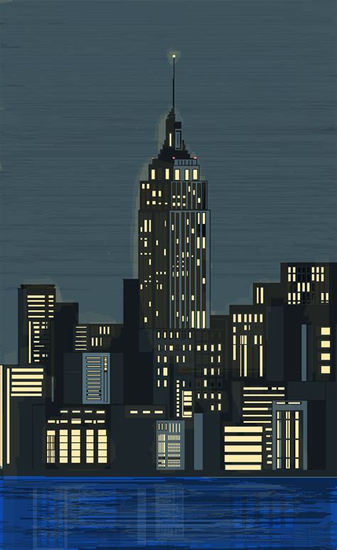 Pixilart A Night City By Hffz