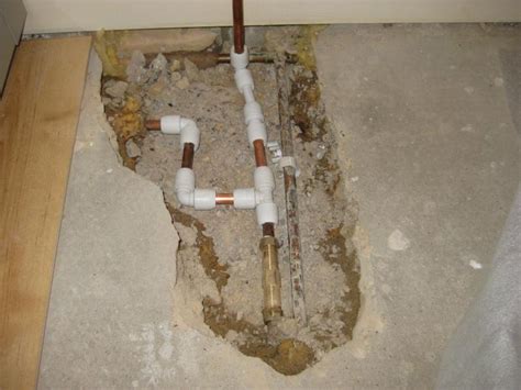 lay copper pipe  concrete floor viewfloorco