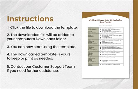 Event Timeline Template in Word, PDF, Google Docs - Download | Template.net