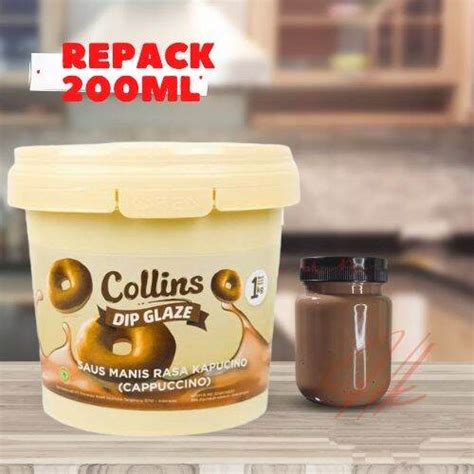 Collins Dip Glaze Share In Jar Ml Selai Coklat Manis Pasta Saus