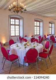 Luxury Restaurant Medieval Castle Aigle Stock Photo 114094240 ...