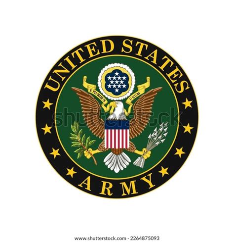 Vector Realistic Seal United States Army Stock Vector (Royalty Free ...