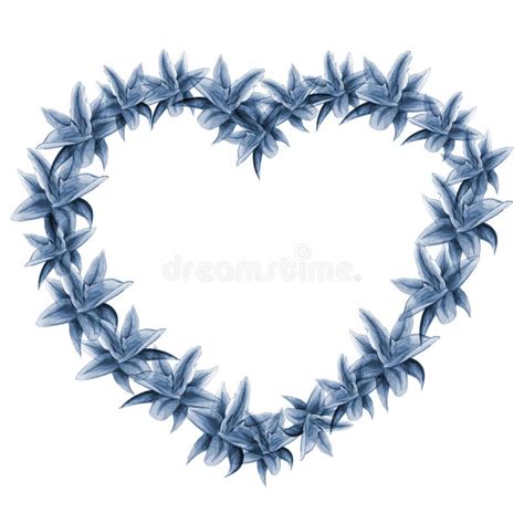 Lily Heart Stock Illustration Illustration Of Nature 28685898