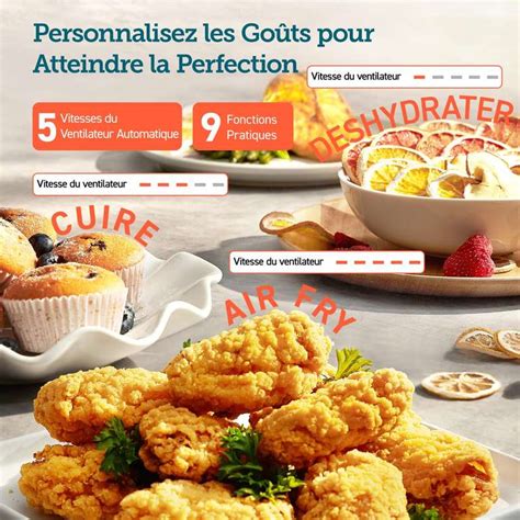 Friteuse Sans Huile Cosori Air Fryer Turboblaze L Livre Et